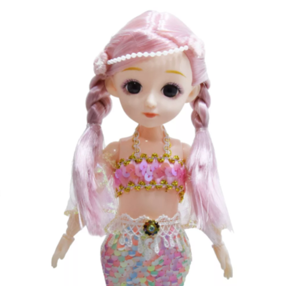 Táncoló és zenélő sellő baba – Fedezd fel a varázslatos játékélményt! (BBJ)1