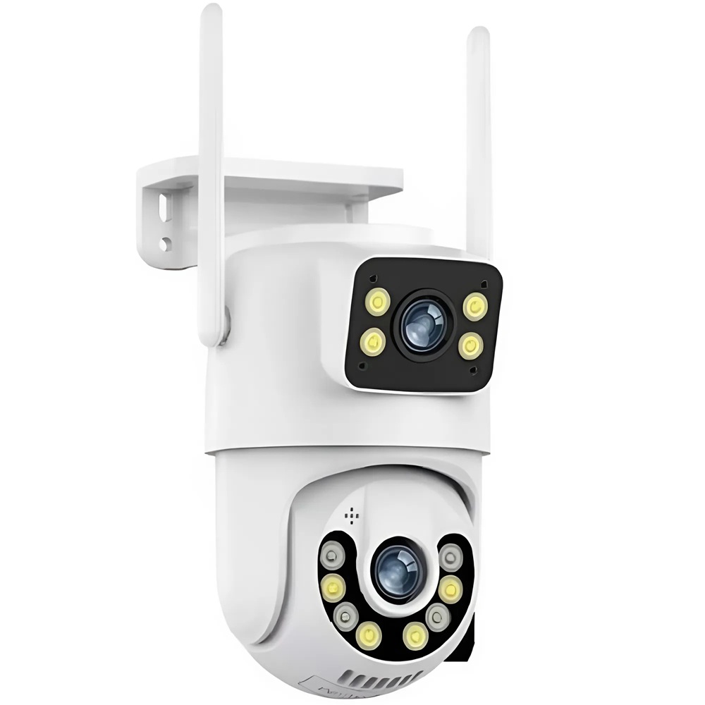 Jortan 360° WiFi okos biztonsági kamera – dupla lencse, 6MP ultra HD ...