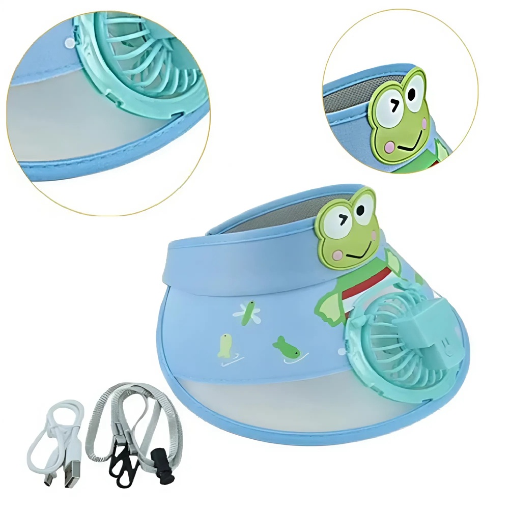 Békás_gyerek_napvédő_sapka_beépített_ventilátorral_3_sebességes,_extra_széles_karimával1