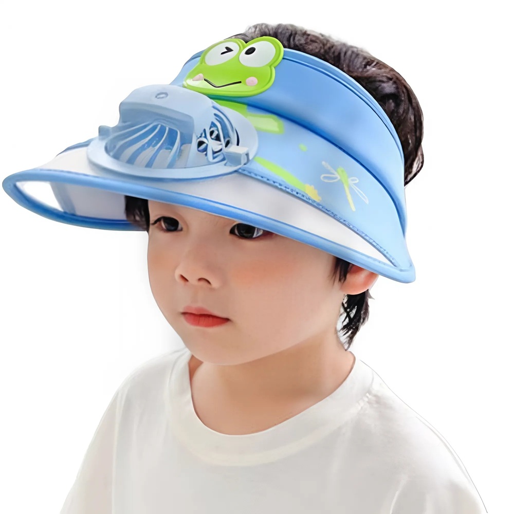 Békás_gyerek_napvédő_sapka_beépített_ventilátorral_3_sebességes,_extra_széles_karimával3