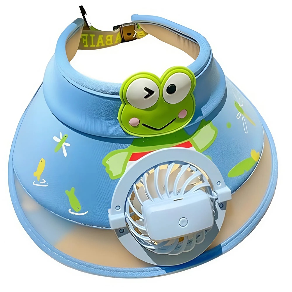 Békás_gyerek_napvédő_sapka_beépített_ventilátorral_3_sebességes,_extra_széles_karimával4