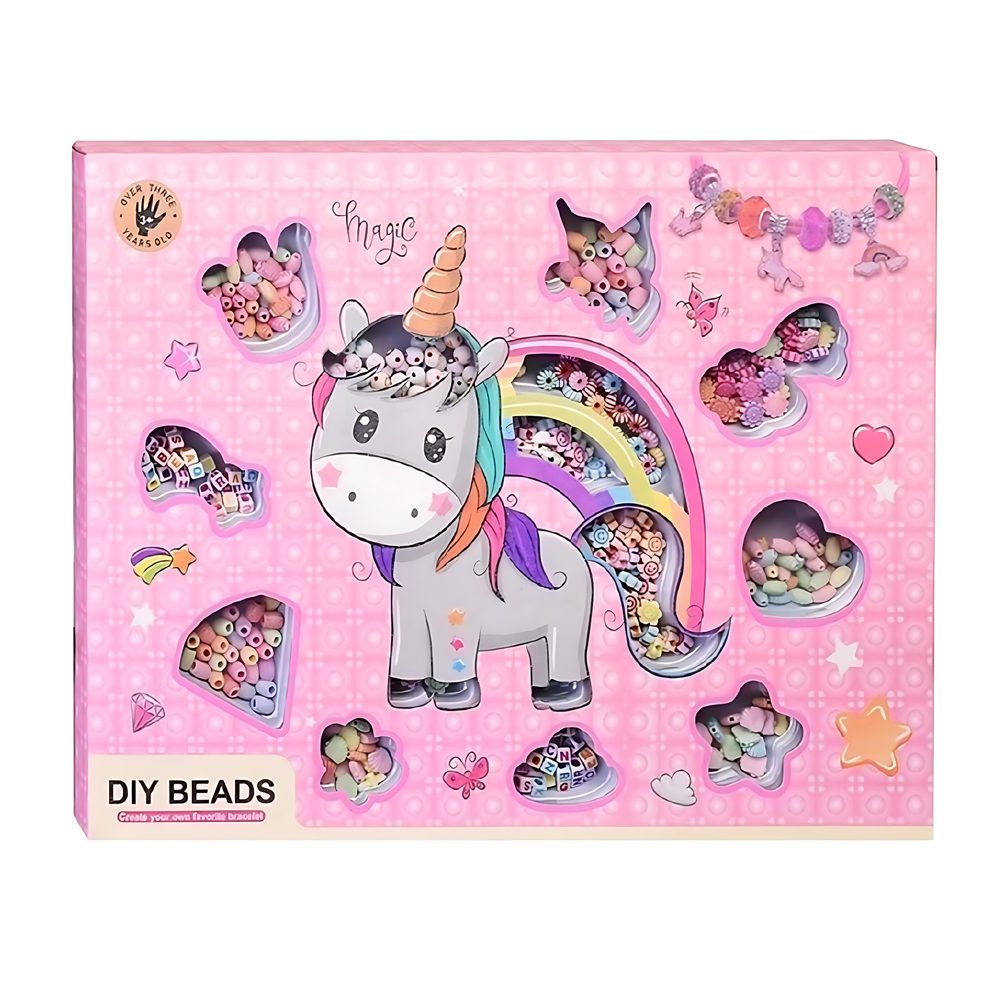 Unikornisos_gyöngyfűző_készlet_gyerekeknek_színes_DIY_ékszerkészítő_szett_3_éves_kortól1