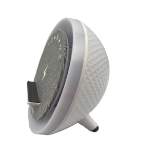 OKOP multifunkciós ébresztőóra bluetooth hangszóróval – RGB LED fény, és vezeték nélküli töltés 10W KP-577 (BBJH) - Image 10
