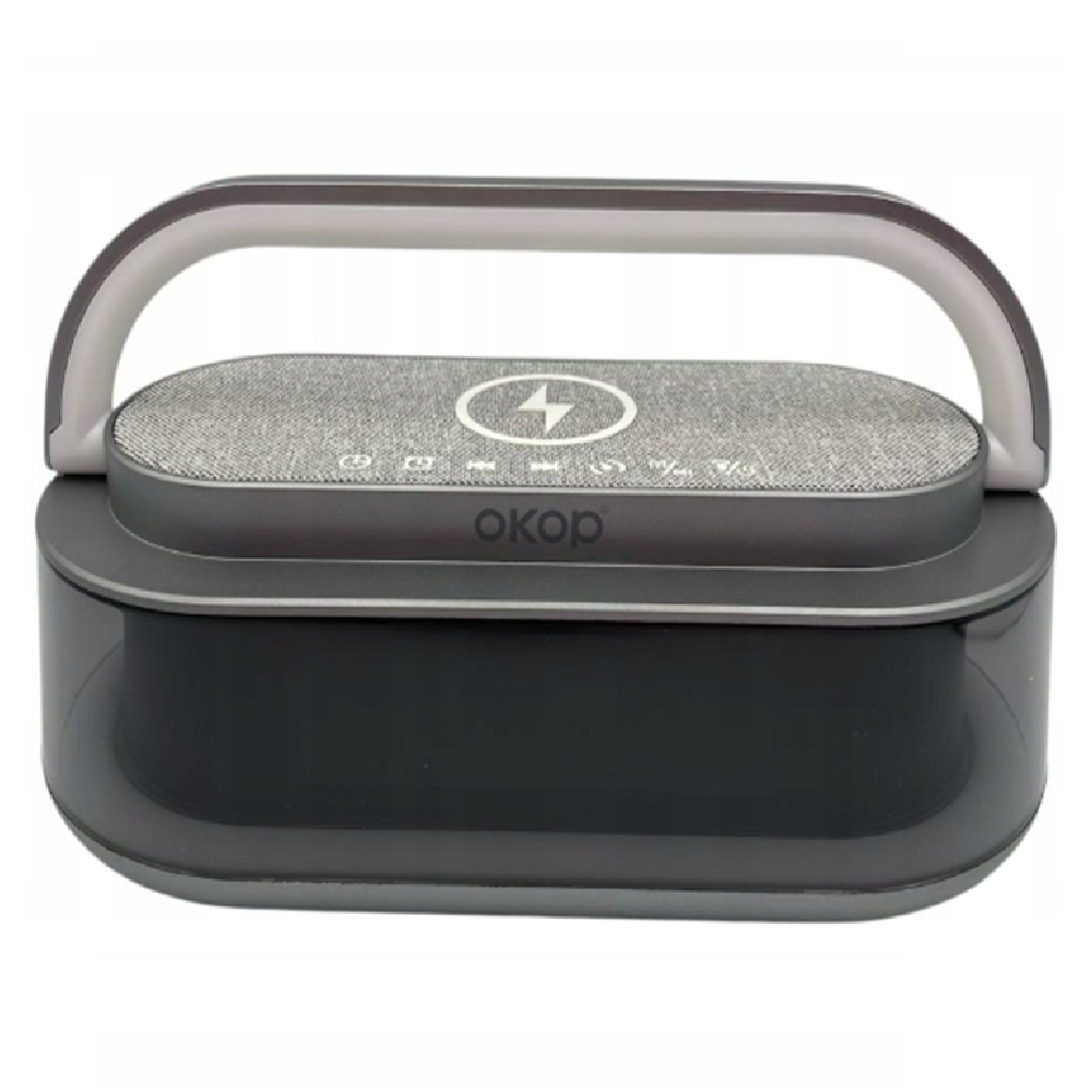 OKOP_intelligens_töltőállomás_bluetooth_hangszóróval,_Qi_kompatibilis,_FM_rádió,_SD_lejátszó_és_RGB_LED_kijelző7