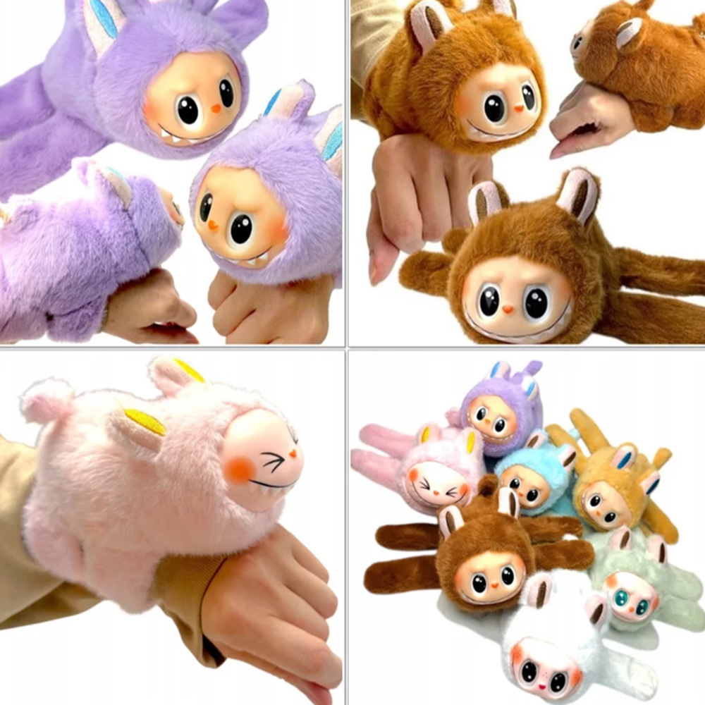 Éneklő_Labubu_plüss_csuklópánttal_interaktív_kabala_mozgatható_farokkal