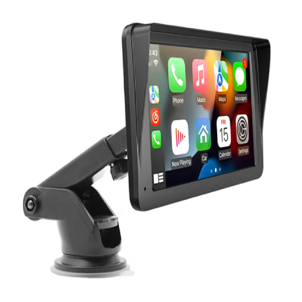 Autós multimédiás navigációs rendszer – 7-os HD érintőképernyő, CarPlay & Android Auto, Bluetooth 5.4, FMAUX, TF kártyahely SD7299 (THM)8