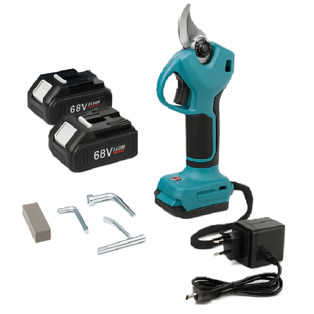 StarkTech_akkus_elektromos_kerti_olló_68V_kefe_nélküli_motorral,_2×4000mAh_akkumulátorral_és_töltővel_SH_2068_(BBD)