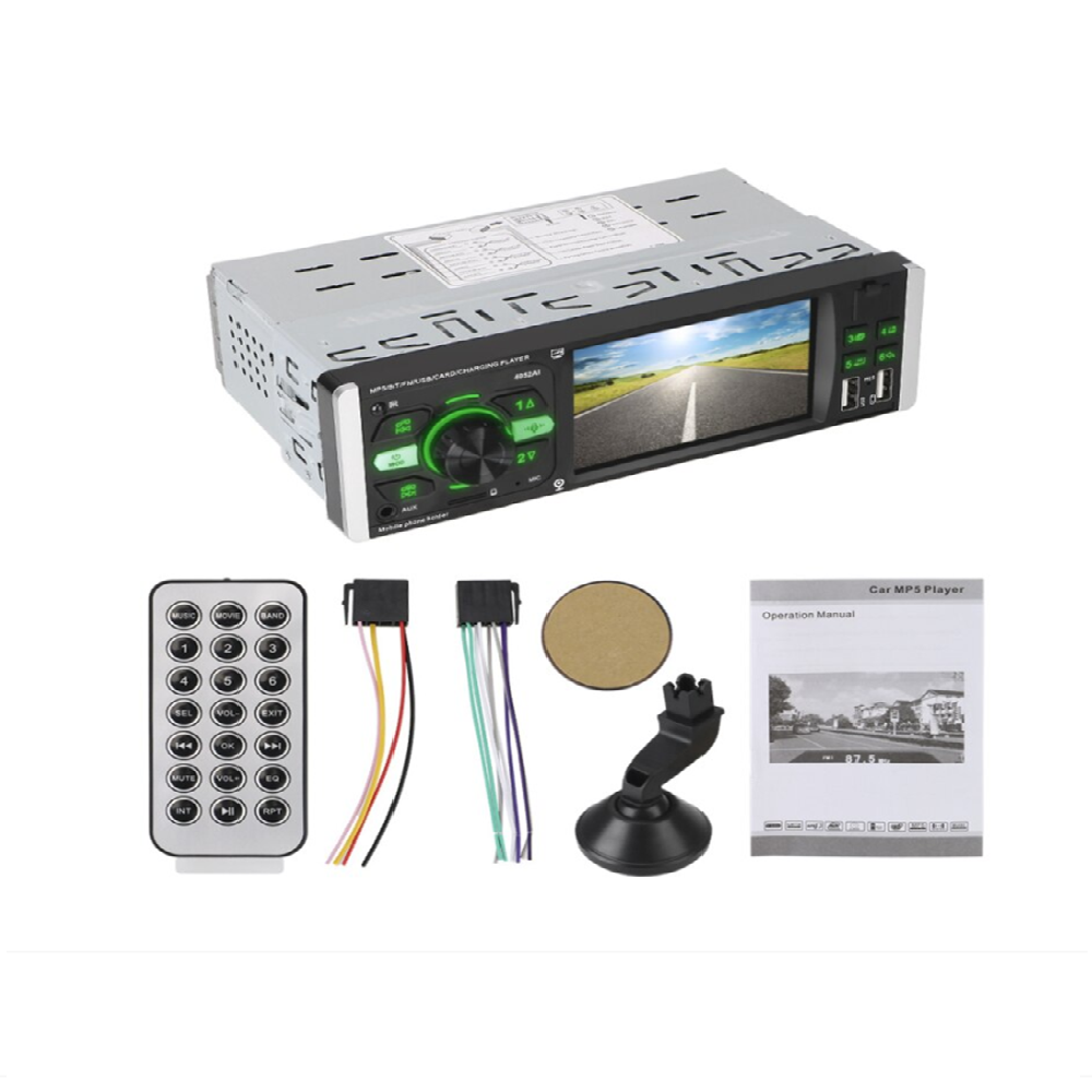MP5_Multimédiás_Autórádió_4.1”_Kijelzővel_Bluetooth,_Video_és_Zenelejátszó,_MirrorLink_Támogatással_(BBD)2