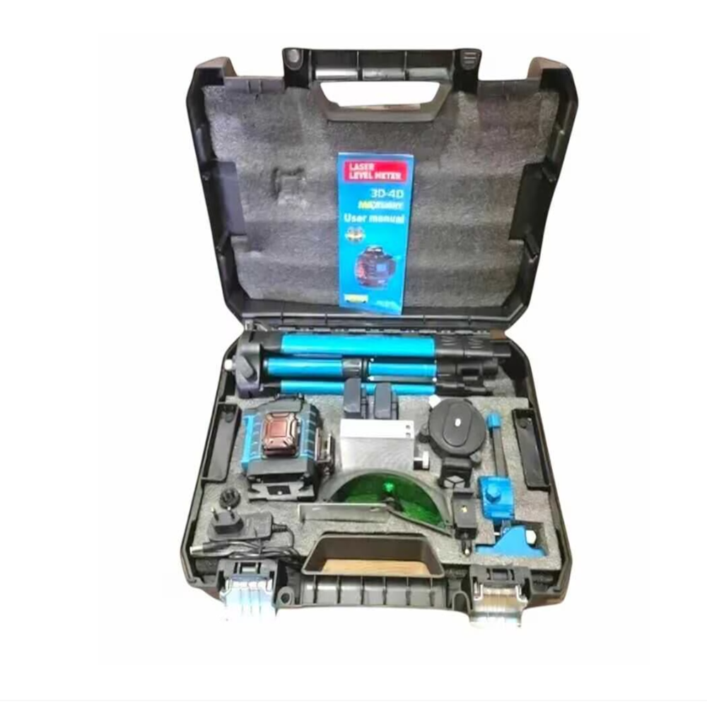 Professzionális_Hitman_GLS-2416LD_4D_Szintező_Lézer_Dupla_5V_Max_Akkumulátor_Állvány_2416LD_THM