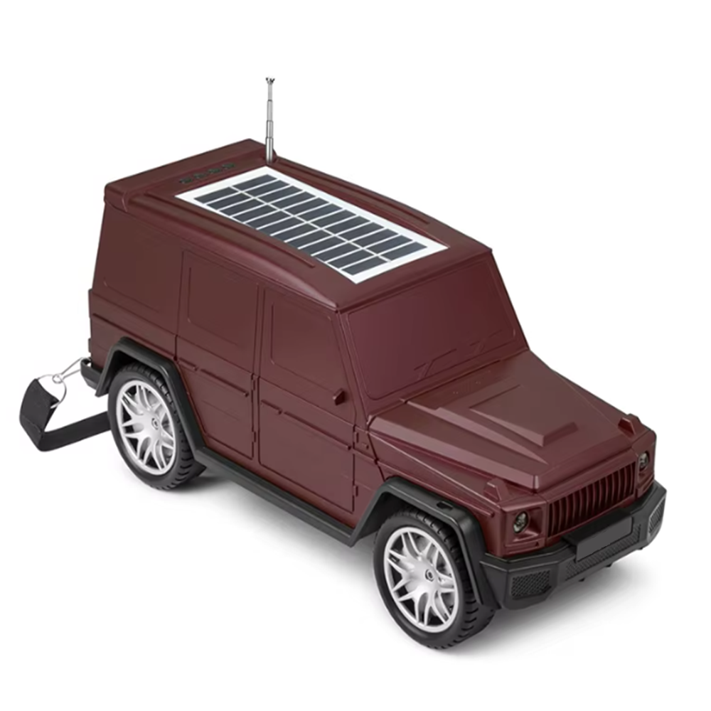 Vezeték nélküli sumker Mercedes G63 napelemes Bluetooth autós hangszóró LED lámpával – HF-F88 (BBD)5