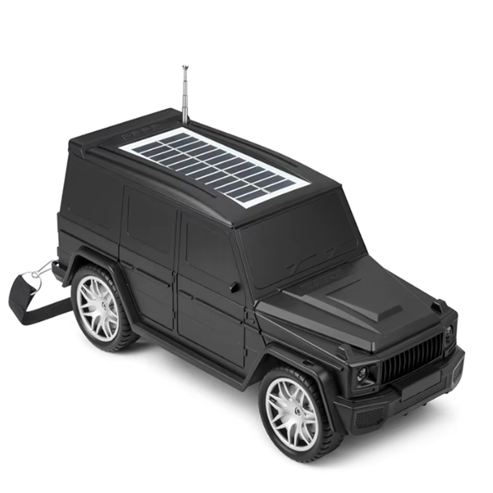 Vezeték nélküli sumker Mercedes G63 napelemes Bluetooth autós hangszóró LED lámpával – HF-F88 (BBD)6