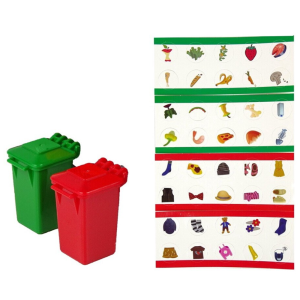 Zöld színű szemétszállító kukás teherautó – súrlódásos meghajtású játékautó hangeffektekkel gyerekeknek 26cm JS108 (BBJ) - Image 7