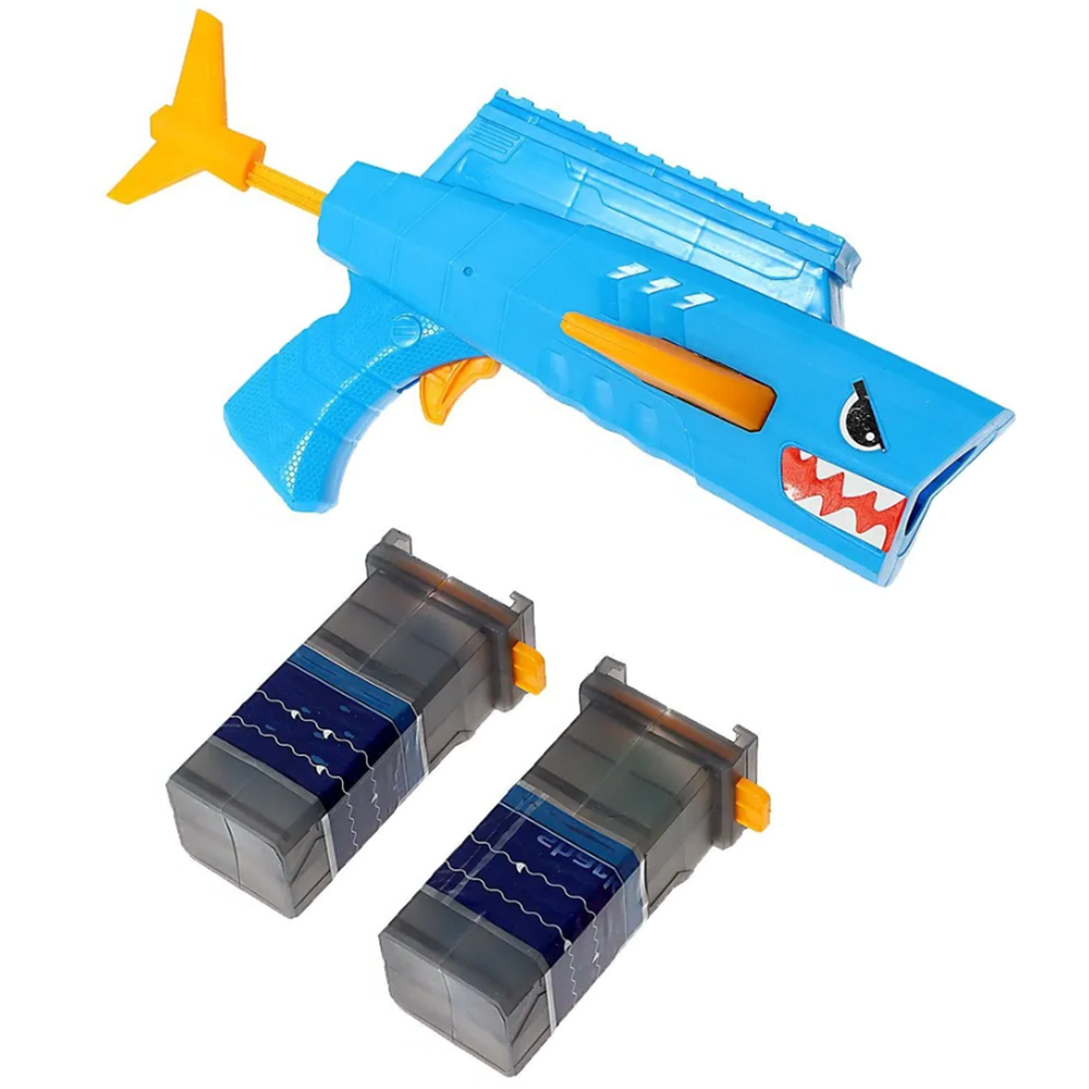 Shark attack – ragadós golyós célbalövő játék gyerekeknek darts táblával, beltéri szórakozáshoz (BBJ)9