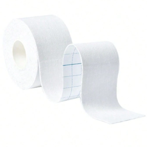 Kineziológiai tapasz – 5 cm × 5 m izom- és ízülettámasztó sport szalag fájdalomcsillapításhoz és regenerációhoz - fehér (FX) (BLLV) - Image 4