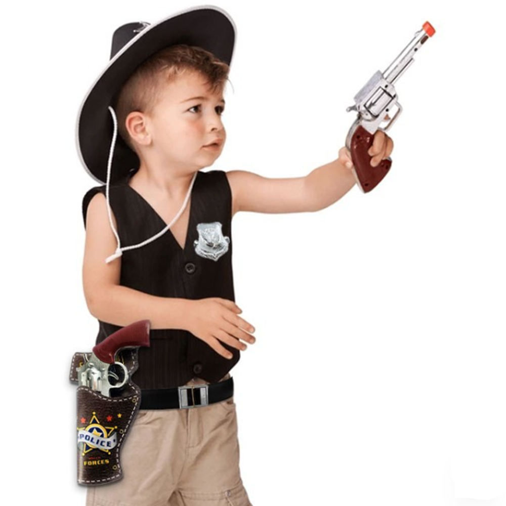 7 Darabos rendőr játék fegyverkészlet – jelmez kiegészítő szett gyerekeknek, szerepjátékhoz és farsangra (BBMJ) 2