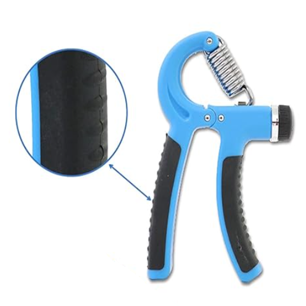 Állítható kézerősítő markolat – csukló- és alkar erősítő fogáserő fejlesztő sport és fitness eszköz – kék (BBM) 4