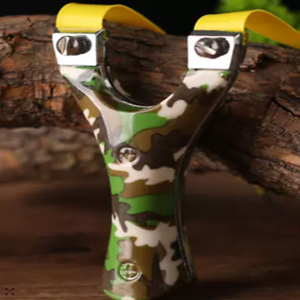 Gumiszalagos alumínium vadász csúzli felnőtteknek kültéri használatra (BBM) 4