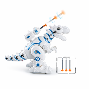 NeoRex Battle interaktív robot dínó – harcoló, darts kilövő, fény- és hanghatásos - fehér (BBJ) - Image 4