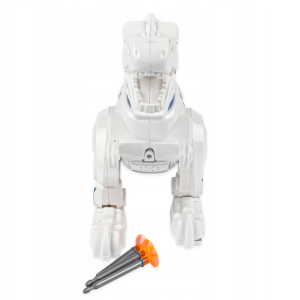 NeoRex Battle interaktív robot dínó – harcoló, darts kilövő, fény- és hanghatásos - fehér (BBJ) - Image 6