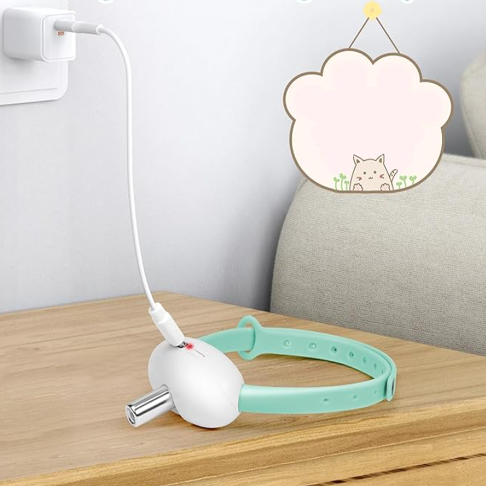 Okos automatikus lézeres macskanyakörv interaktív játékhoz 6