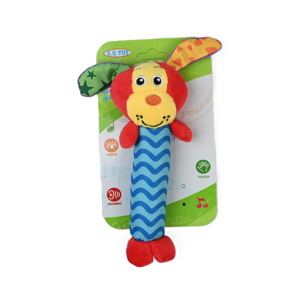 Puha nyuszi csörgő kisbabáknak, babajáték csecsemőknek (BBMJ) 1