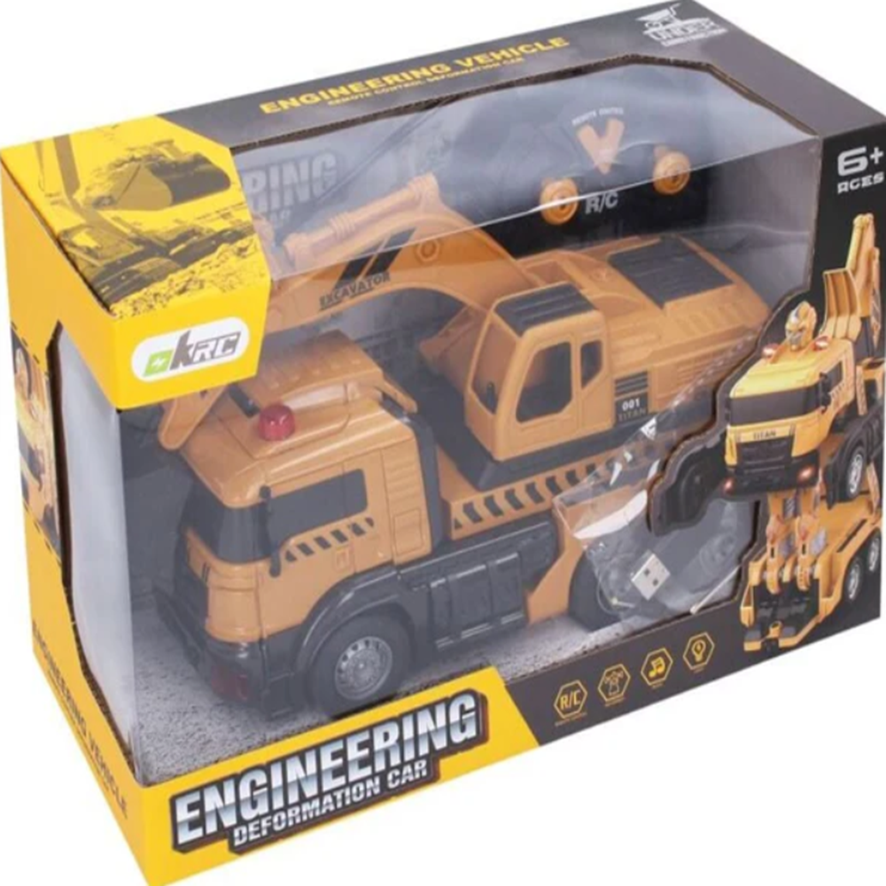 Távirányítós transzformátor autó távirányítóval – átalakuló robot autó gyerekeknek, fény- és hangeffektekkel (BBJ) 7