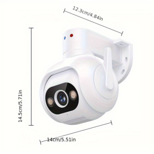 Vezeték nélküli 5MP IP PTZ kamera 10X Zoom, hangérzékelős riasztás, falra rögzíthető (BBV) - Image 7