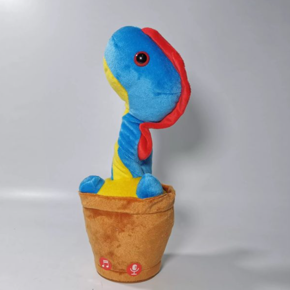 Visszabeszélő, zenélő, táncoló és éneklő plüss dínó (BBJ) 8