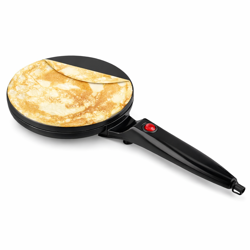CREPELLA Pro elektromos palacsintasütő és crepe maker – tapadásmentes tortilla sütő, kompakt reggelikészítő (BBE) 5