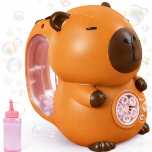 Capybara buborékfújó pisztoly barna – automata buborékfújó játék gyerekeknek, szappanbuborék gép (BBJ) - Image 6