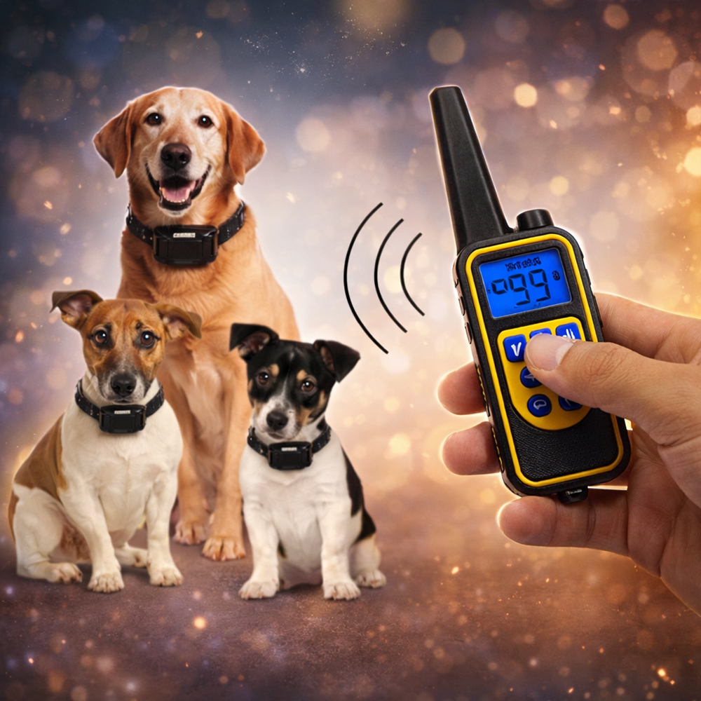 NeoPet SmartBark Pro ugatásgátló és kutya kiképző nyakörv – vízálló, USB tölthető elektronikus tréning nyakörv 2