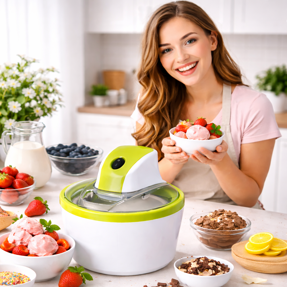 Royalty Line ICM-20101 fagylaltkészítő gép – elektromos jégkrém, sorbet és joghurt készítő házi fagylalthoz 2