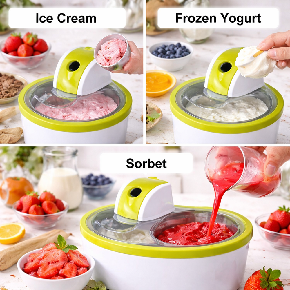 Royalty Line ICM-20101 fagylaltkészítő gép – elektromos jégkrém, sorbet és joghurt készítő házi fagylalthoz 3