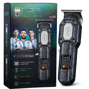 VGR V-900B Akkumulátoros hajnyíró és szakállvágó trimmer – professzionális, vezeték nélküli, precíziós vágás (BBD) - Image 5