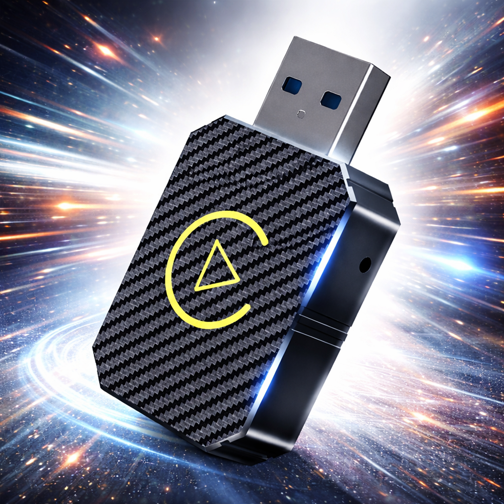 Vezeték Nélküli CarPlay és Android Auto Adapter – USB Okos Autós Kijelző Tükröző, Plug & Play (BBD) 4