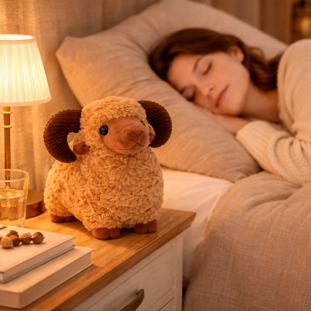 BundiKos barna plüss kos – selymes tapintású, bájos plüss figura gyerekeknek és ajándéknak (BBJ) 4