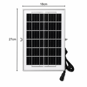 Napelemes LED reflektor szett 180° – mozgásérzékelős kültéri lámpa távirányítóval XG-T50 (BBD) - Image 4