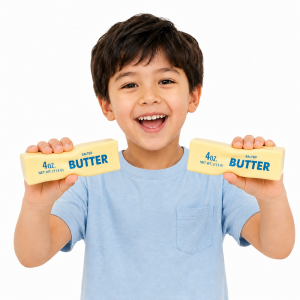 Butter squishy stresszoldó játék – puha nyomkodható hab fidget játék sárga kivitelben (BBE) (FX) - Image 6