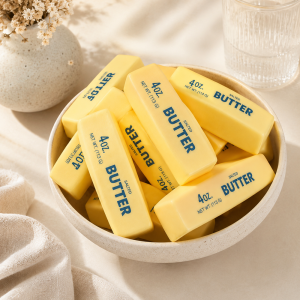 Butter squishy stresszoldó játék – puha nyomkodható hab fidget játék sárga kivitelben (BBE) (FX) - Image 7