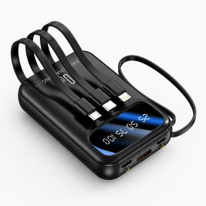 XNEN XN-458S powerbank 10000mAh – 65W szupergyors töltő beépített kábelekkel és digitális kijelzőve  (BBD)(THM) - Image 6