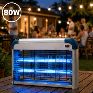 NONA 80W elektromos rovarirtó lámpa – UV fénycsöves szúnyog- és légycsapda beltérre (BBD) - Image 3