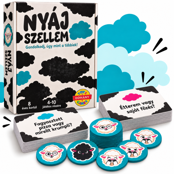 Nyáj szellem társasjáték – Gondolkodj, mint a többiek! (BBMJ)4