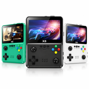 X8 hordozható retro játékkonzol – 4” IPS HD kijelző (BBV) - Image 7
